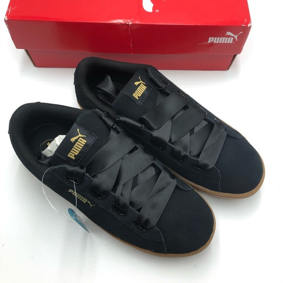 puma ribbon black
